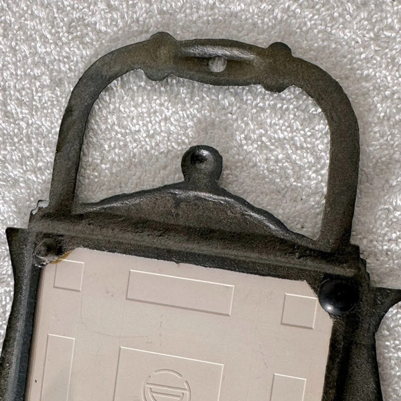 Vintage Metal Teapot Shaped Trivet W Ceramic Tile 1000 Islands  Canada - Picture 6 of 11